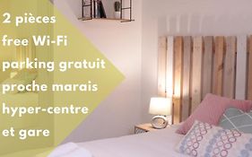 Le Vaillant, Appartement T2, Proche Gare, Hyper-Centre Et Marais, 1 A 2 Personnes, Wifi