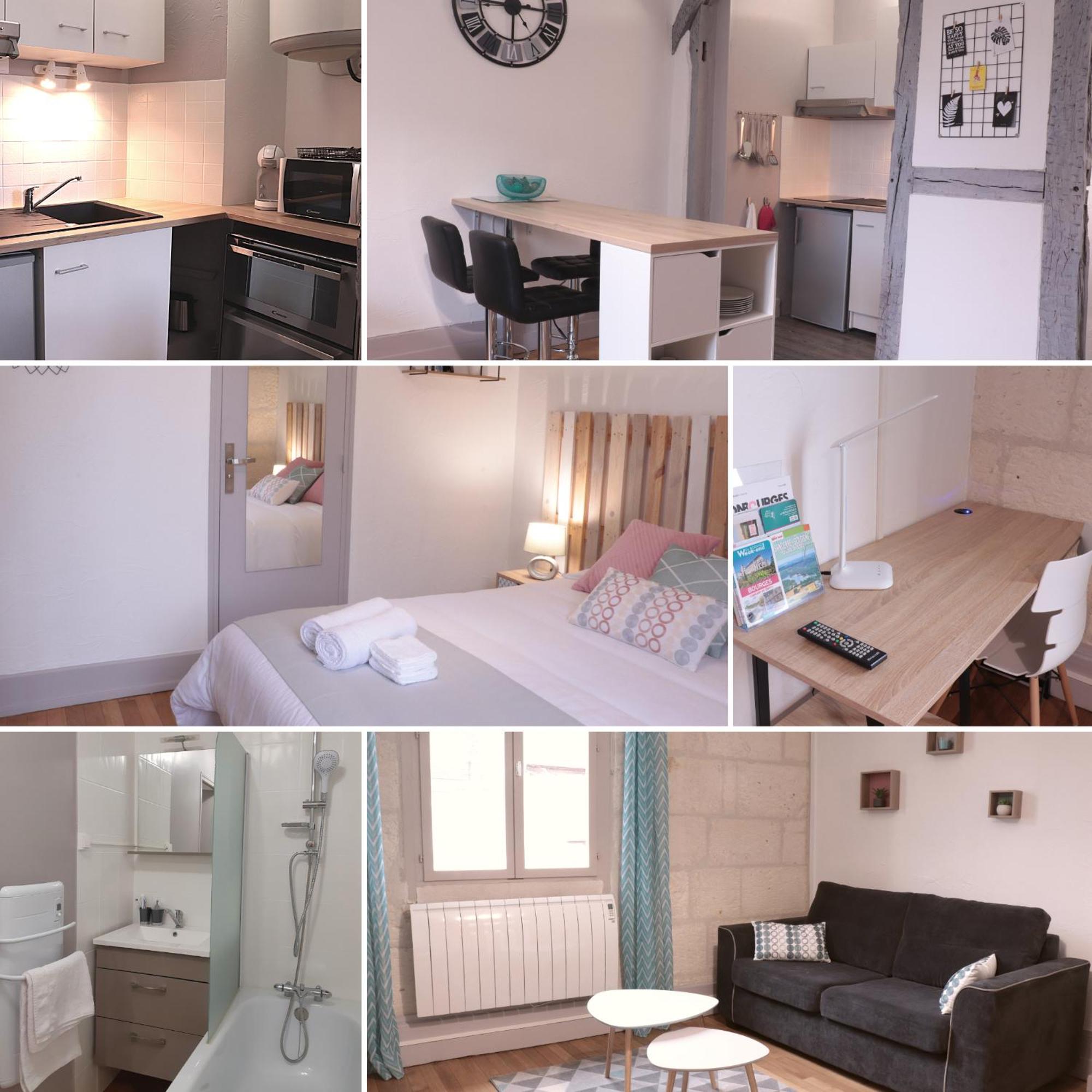 Le Vaillant, Appartement T2, Proche Gare, Hyper-Centre Et Marais, 1 A 2 Personnes, Wifi Bourges Exterior photo